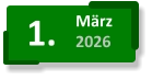 1. März 2026