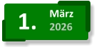 1. März 2026