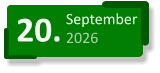 20. September 2026