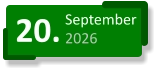 20. September 2026