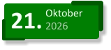 21. Oktober 2026
